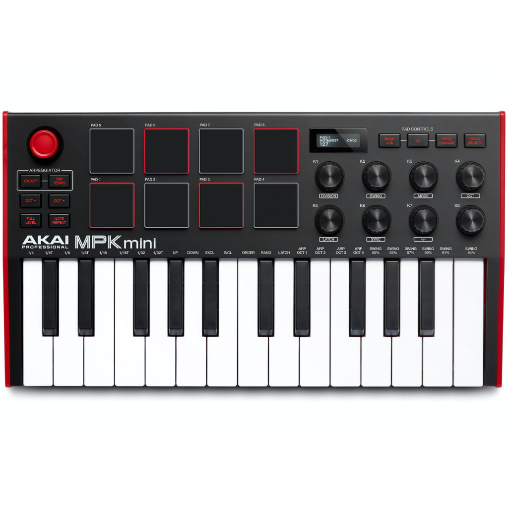 Akai MPK midi keyboard